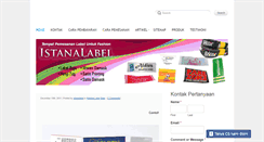 Desktop Screenshot of istanalabel.com