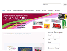 Tablet Screenshot of istanalabel.com